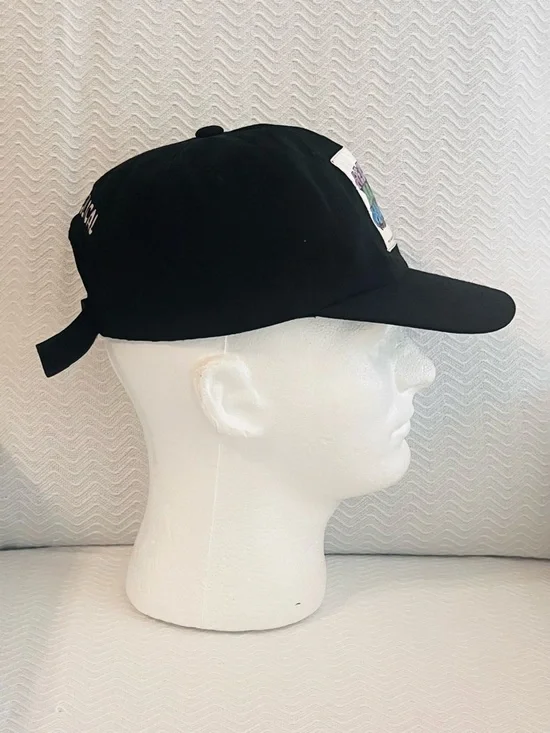 Black Patch Baseball Cap - Picture 7 of 7